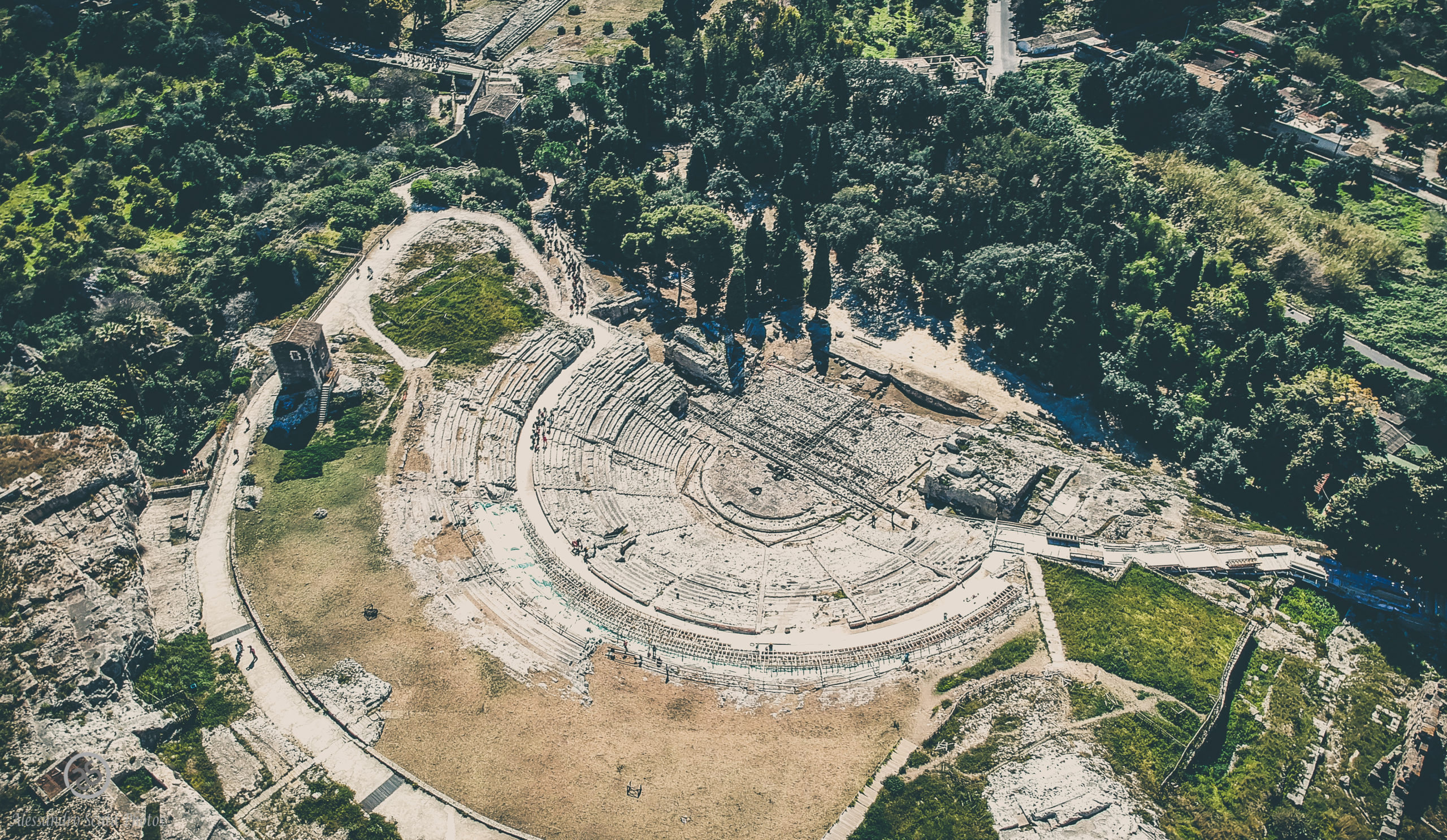 Teatro Greco Siracusa, Drone